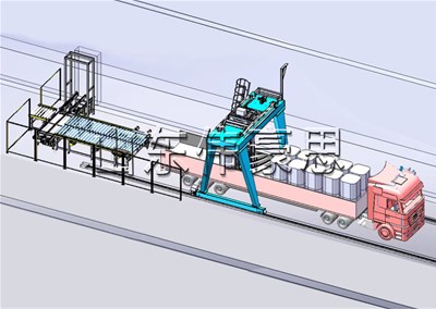 活性炭噸袋自動裝車機，噸包自動裝車機器人視頻